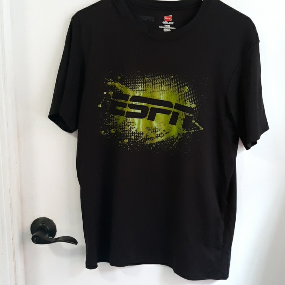 Black ESPN cool drive tee shirt